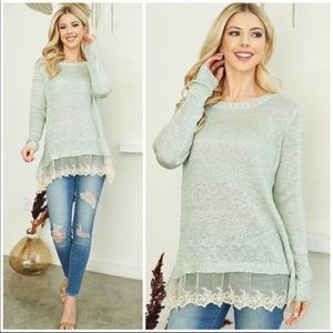 Ryu A’reve Mint Lightweight Sweater